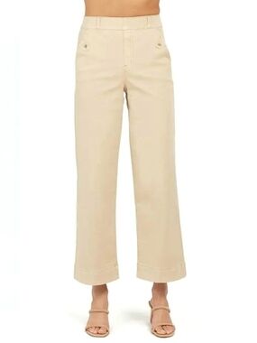 SPANX supersmooth Stretch Twill
Cropped Wide Leg Pant Almond khaki women's XL